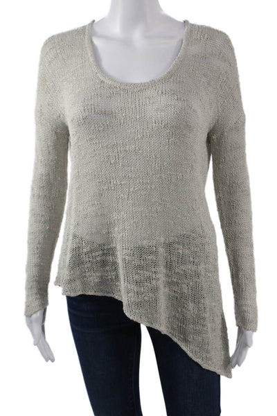 Helmut Lang For Intermix Unisex Wool Pullover Sweater Beige Size PP