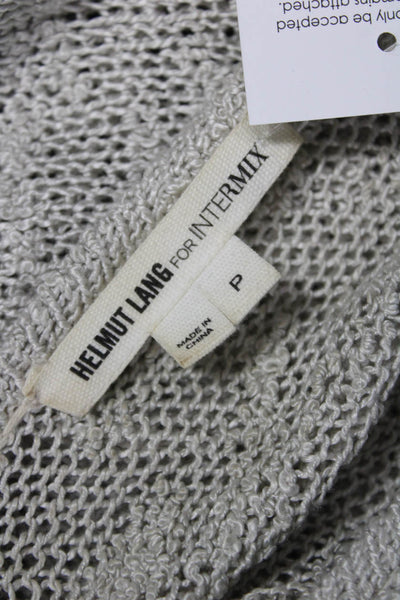 Helmut Lang For Intermix Unisex Wool Pullover Sweater Beige Size PP