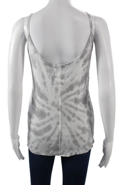 Chaser Womens Camisole Gray Cotton Blend Bohemian Sleeveless Size S