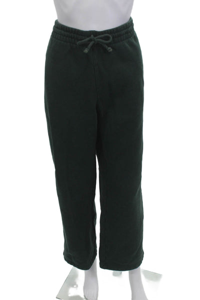 TNA Unisex Sweatpants Green Drawstring Size L