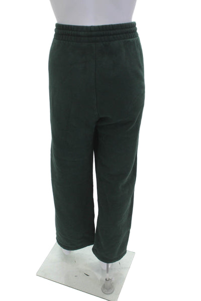 TNA Unisex Sweatpants Green Drawstring Size L