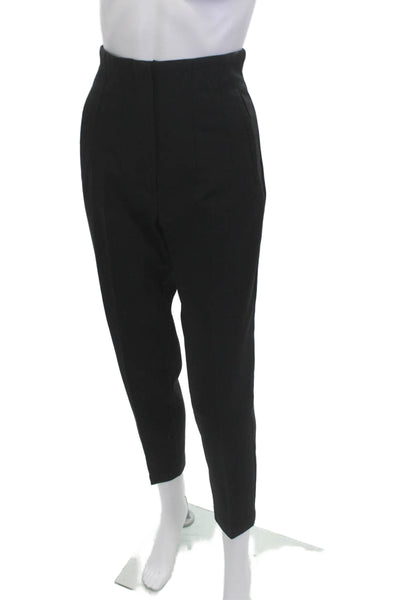 Zara Womens Black Ankle Dress Pants Polyester Classic Fall Size XS