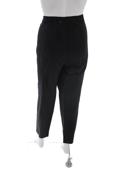 Hobbs London Womens Ankle Cropped Dress Pants Black Size 12