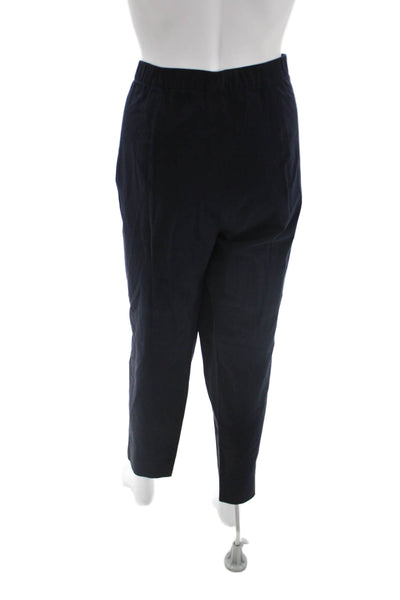 Hobbs London Unisex Ankle Cropped Dress Pants Dark Blue Size 12