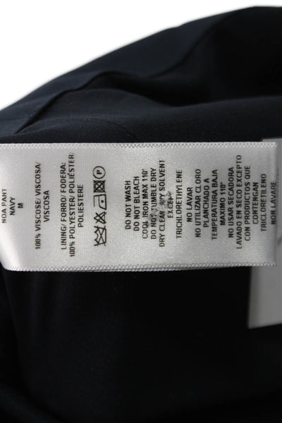Silvia Tcherassi Womens Maxi Wrap Pants Dark Blue Viscose Size M