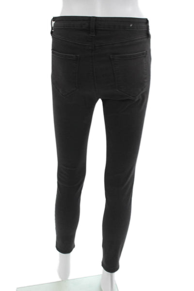 L'Agence Women Black Ankle Skinny Jeans Size 27