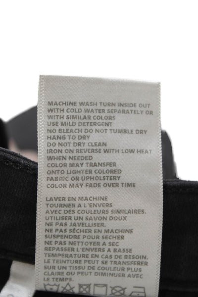 L'Agence Women Black Ankle Skinny Jeans Size 27