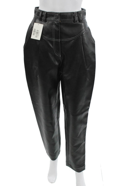 Philosophy Di Lorenzo Serafini Womens Cropped Dress Pants Black Size 6