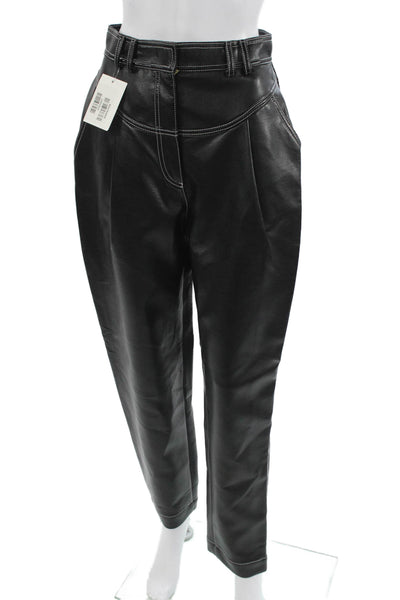 Philosophy Di Lorenzo Serafini Womens Cropped Dress Pants Black Size 6