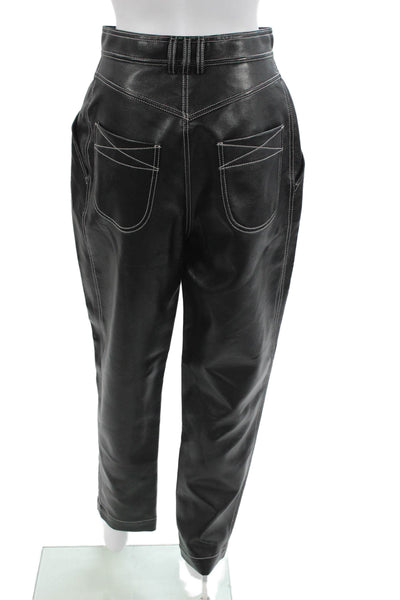 Philosophy Di Lorenzo Serafini Womens Cropped Dress Pants Black Size 6