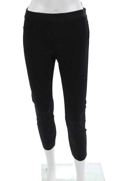 J Brand Women Cropped Ankle Leggings Black Size M