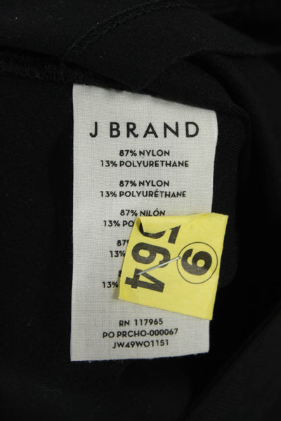 J Brand Women Cropped Ankle Leggings Black Size M