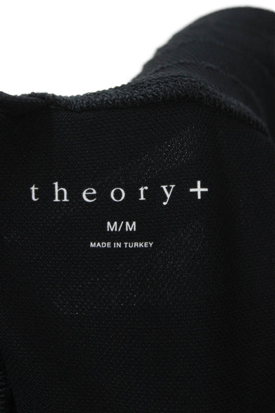 Theory Unisex Black Jogger Sweatpants Zip Size M