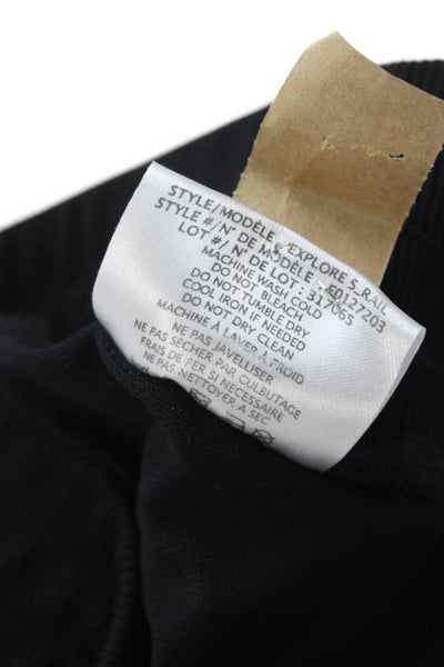 Theory Unisex Black Jogger Sweatpants Zip Size M