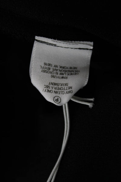 Derek Lam 10 Crosby Women Black Dress Pants Zip Size 2