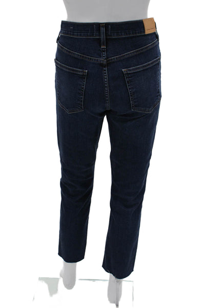 Citizens of Humanity Women Maternity Cropped High Rise Jeans Dark Blue Size 27