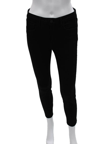 L Agence Womens Ankle Skinny Black High Rise Jeans Size 27