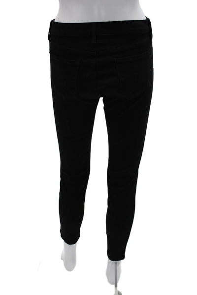 L Agence Womens Ankle Skinny Black High Rise Jeans Size 27