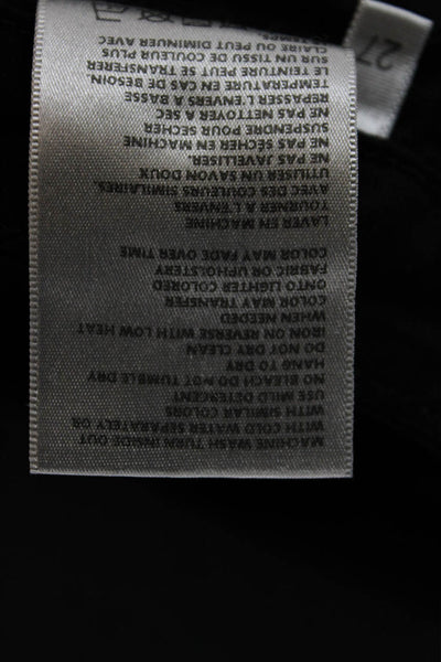 L Agence Womens Ankle Skinny Black High Rise Jeans Size 27