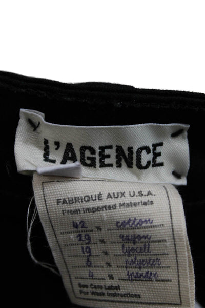 L Agence Womens Ankle Skinny Black High Rise Jeans Size 27