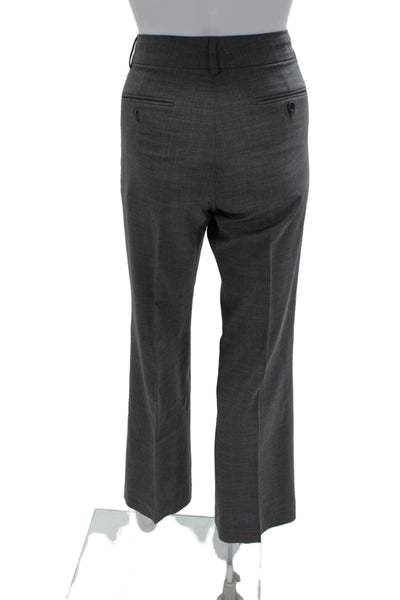Theory Mens Dress Pants Gray Cotton Stretch Button Inseam 31 Size 6