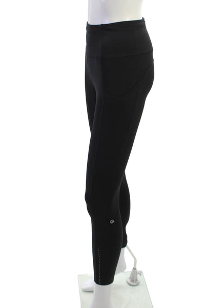 Lululemon Women Ankle Leggings Black Size 4