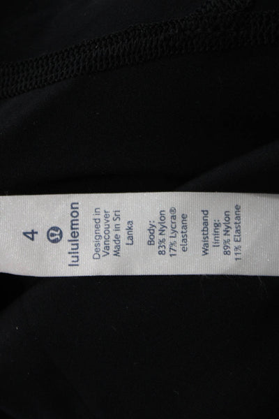 Lululemon Women Ankle Leggings Black Size 4