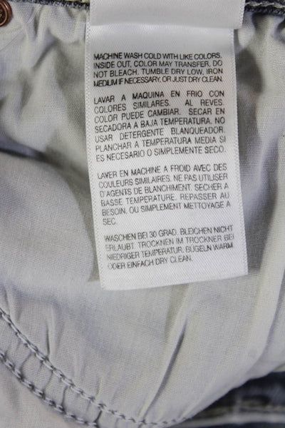 Mother Women Ankle Cropped High Rise Gray Jeans Size 26