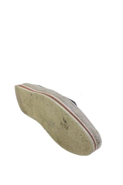 Prada Mens Suede Casual Slip On Loafers Dark Blue Size 9