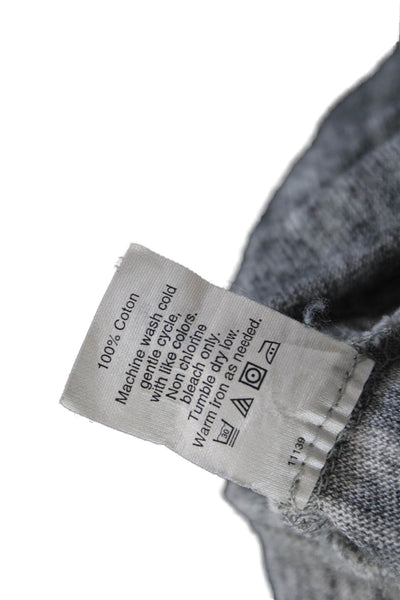 J Crew Mens Ankle Jogger Sweatpants Gray Striped 100% Cotton Size M