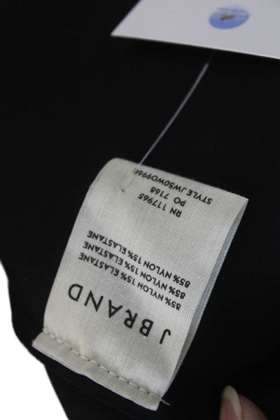 J Brand Womens Shift T-Shirt Dress Black Short Sleeve Knee-Length Size L