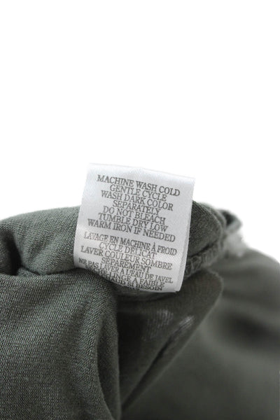 Z Supply Womens Army Green Maxi Tank Dress Sleeveless Size S