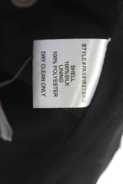 Parker Womens Silk Geometric Camisole Black Sleeveless Designer Size S