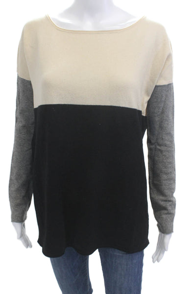 Vince Women Pullover Sweater Beige Wool Cashmere Long Sleeve Size XS