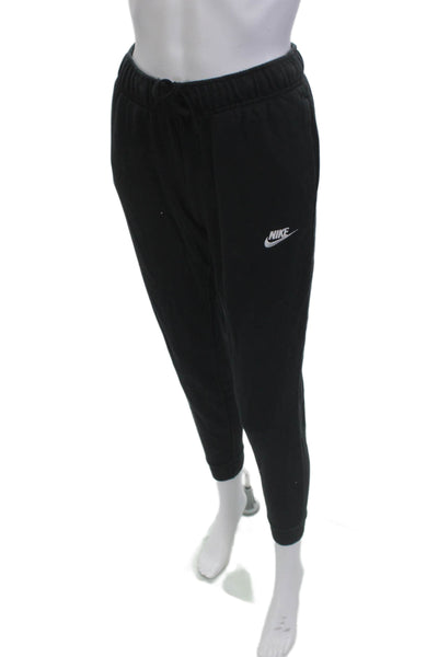 Nike Womens Black Jogger Sweatpants Drawstring Size XS