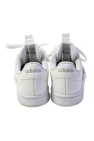 Adidas Womens Leather Cloudfoam Comfort Low Top Sneakers White Size 7