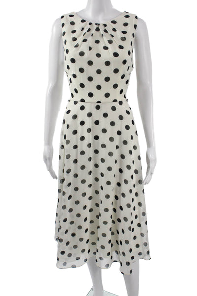 Eliza J Women A-Line Fit and Flare Black Mid-Calf Sleeveless Dress Size 6