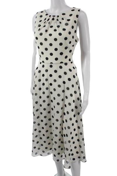 Eliza J Women A-Line Fit and Flare Black Mid-Calf Sleeveless Dress Size 6