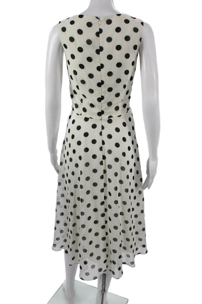 Eliza J Women A-Line Fit and Flare Black Mid-Calf Sleeveless Dress Size 6
