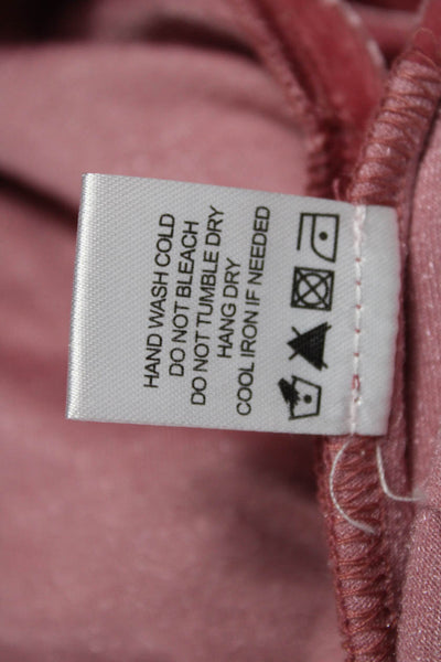 Lovers + Friends Women's Long Sleeves Tie Waist Robe Pink Size M