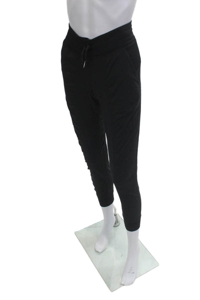 Lululemon Womens Jogger Sweatpants Black Drawstring 27 Inseam Size 0