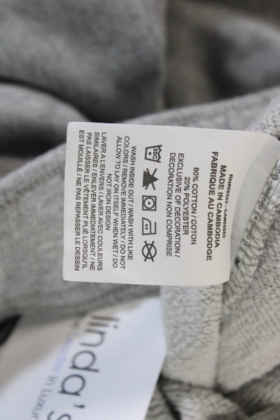 Nike Women Jogger Sweatpants Gray Drawstring Cotton Blend Size XS