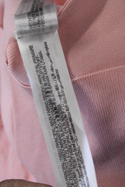 Zara Womens Cropped Pink Short Sleeve Crew Neck 100% Cotton T-Shirt Size S