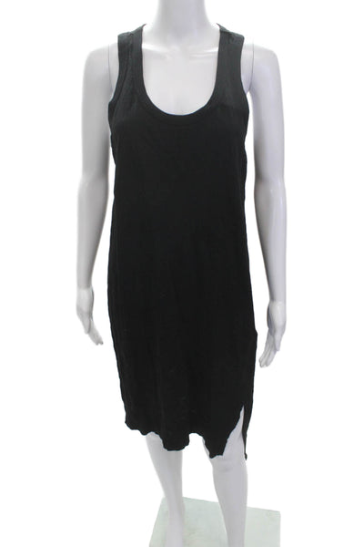 Wilt Women Tank Dress Black Cotton Sleeveless Knee Length Size S