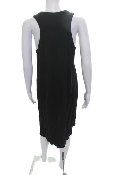 Wilt Women Tank Dress Black Cotton Sleeveless Knee Length Size S
