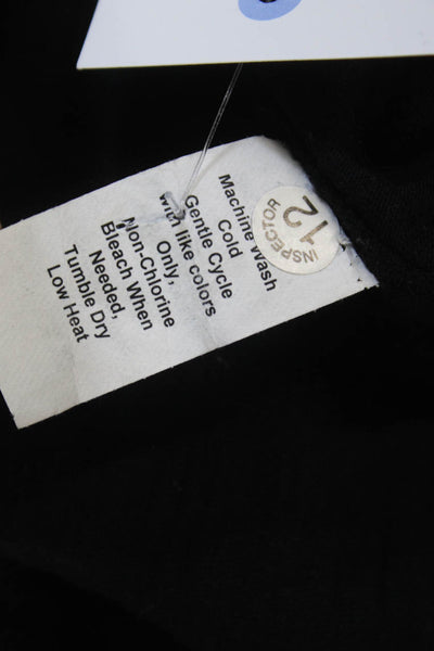 Wilt Women Tank Dress Black Cotton Sleeveless Knee Length Size S