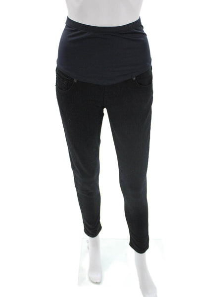James Jeans Womens Black High Rise Jegging Pants Maternity 65% Cotton Size 26