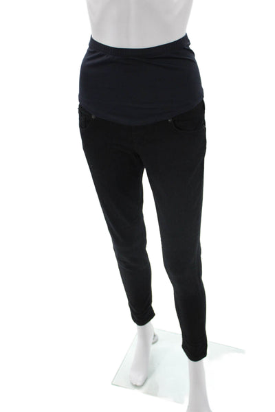 James Jeans Womens Black High Rise Jegging Pants Maternity 65% Cotton Size 26