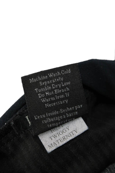 James Jeans Womens Black High Rise Jegging Pants Maternity 65% Cotton Size 26