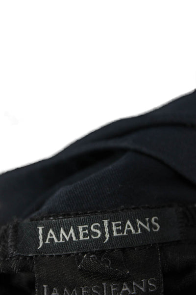 James Jeans Womens Black High Rise Jegging Pants Maternity 65% Cotton Size 26